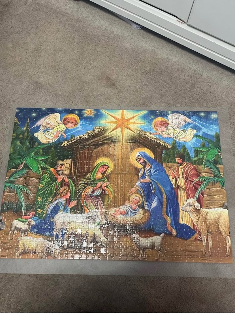 Nativity Advent Calendar Jigsaw Puzzle 1008 Pieces